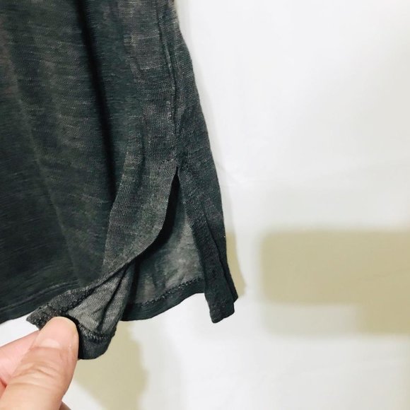 Sejour 2X Semi Sheer Short Sleeve V Neck T Shirt NWT - Picture 7 of 8